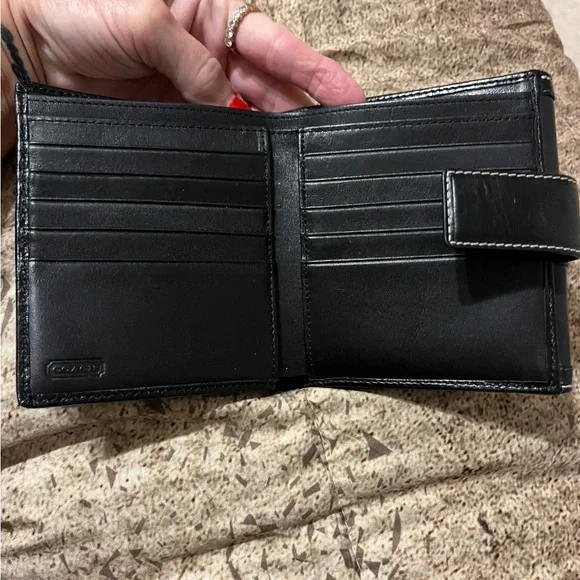 EUC VINTAGE LEATHER COACH WALLET 5x3 - Picture 6 of 12